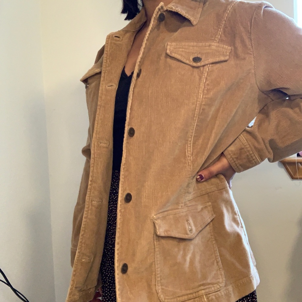 A brown Corduroy jacket